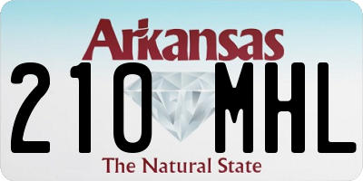 AR license plate 210MHL