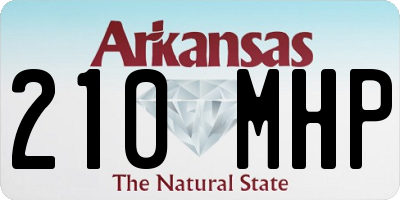 AR license plate 210MHP