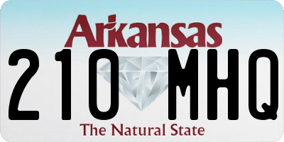 AR license plate 210MHQ