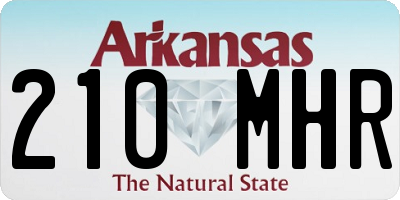 AR license plate 210MHR