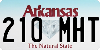 AR license plate 210MHT