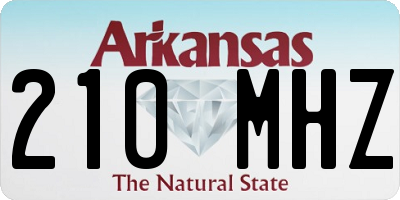 AR license plate 210MHZ