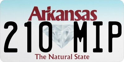 AR license plate 210MIP