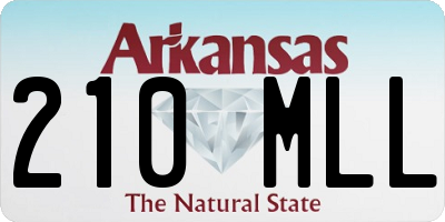 AR license plate 210MLL