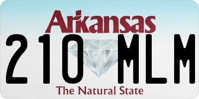 AR license plate 210MLM