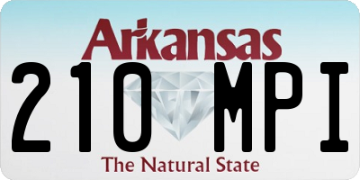 AR license plate 210MPI