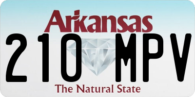AR license plate 210MPV