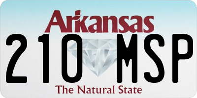 AR license plate 210MSP