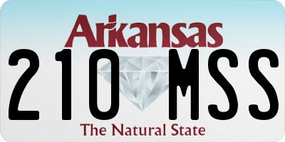 AR license plate 210MSS
