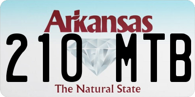AR license plate 210MTB