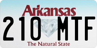 AR license plate 210MTF