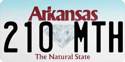 AR license plate 210MTH