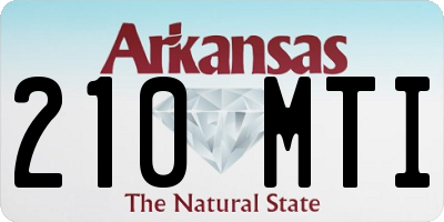 AR license plate 210MTI
