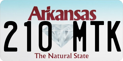 AR license plate 210MTK