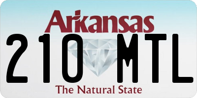 AR license plate 210MTL