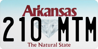 AR license plate 210MTM