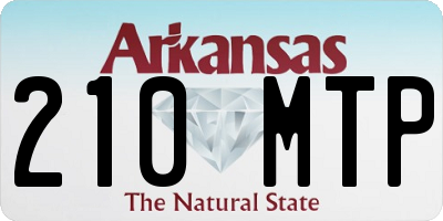 AR license plate 210MTP