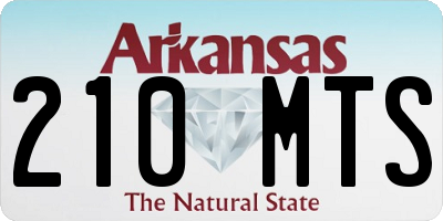 AR license plate 210MTS