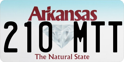 AR license plate 210MTT
