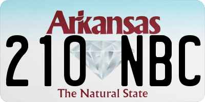 AR license plate 210NBC