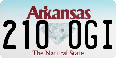 AR license plate 210OGI