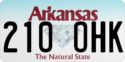 AR license plate 210OHK