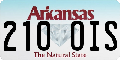 AR license plate 210OIS