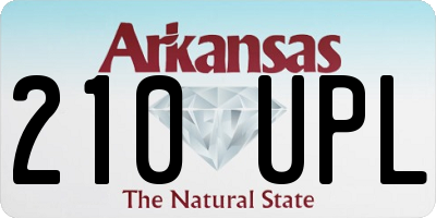 AR license plate 210UPL