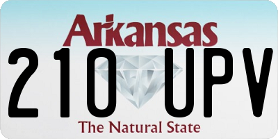 AR license plate 210UPV