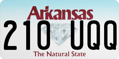 AR license plate 210UQQ