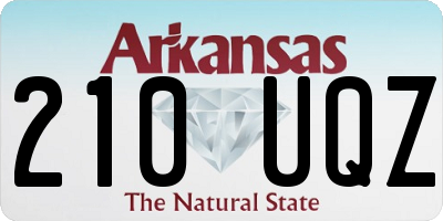 AR license plate 210UQZ