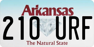 AR license plate 210URF