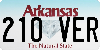 AR license plate 210VER