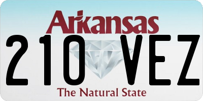 AR license plate 210VEZ