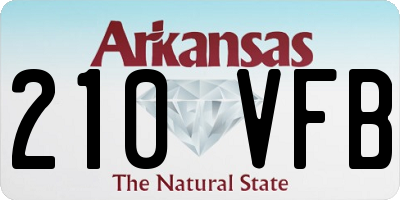 AR license plate 210VFB