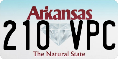 AR license plate 210VPC
