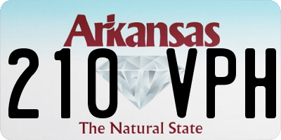 AR license plate 210VPH