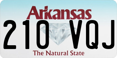 AR license plate 210VQJ