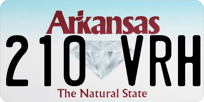 AR license plate 210VRH