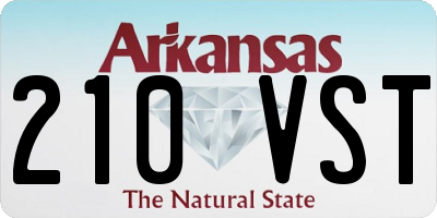AR license plate 210VST
