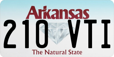 AR license plate 210VTI