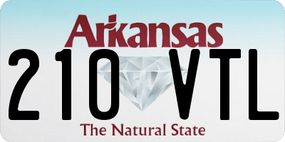 AR license plate 210VTL
