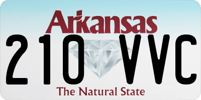 AR license plate 210VVC
