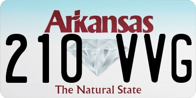 AR license plate 210VVG