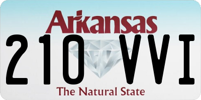 AR license plate 210VVI