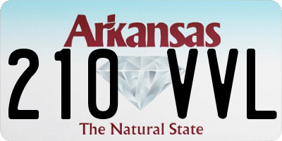 AR license plate 210VVL