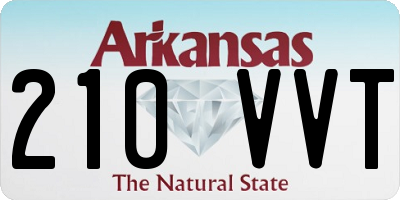 AR license plate 210VVT