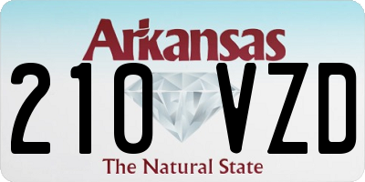 AR license plate 210VZD