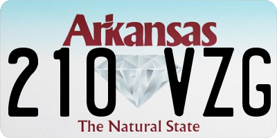 AR license plate 210VZG