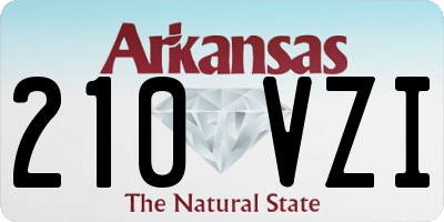 AR license plate 210VZI